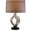 Lampe de table 28,25 po "Balleria", cristal et verre