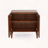 Walnut Storage Cabinet with 2 Doors