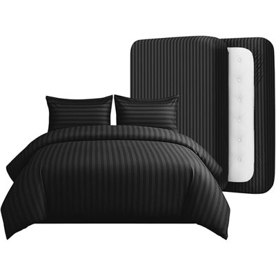 Microfiber Duvet Cover Set with Pillowcases Included