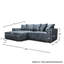 Madison Upholstered L-Shaped Sectional Left Hand Facing-78607058