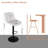 Adjustable Height Upholstered Swivel Bar Stools With Backrest(Set Of 2)-919860581
