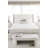 Axiom 3 - Drawer Nightstand in White/Gray