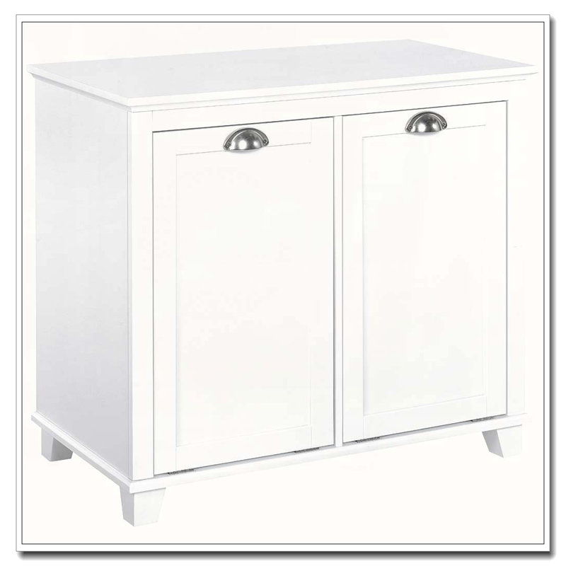 Armoire de salle de bain Tilt-Out, Blanc