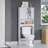 Over the Toilet Bathroom Spacesaver Wall Medicine Storage Cabinet - White