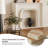 42.52"Modern Minimalist White Fireplace Mantel