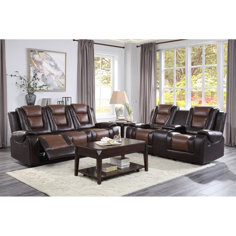 Canapé inclinable Modern Modern Luxury, Brun