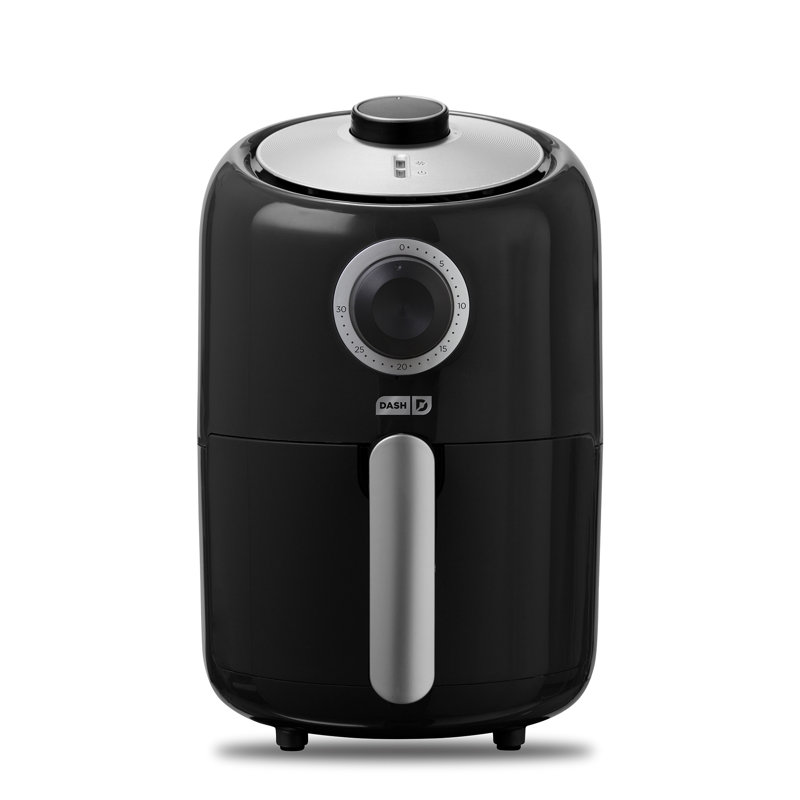 Friteuse à air compacte de 2 pte, Noir