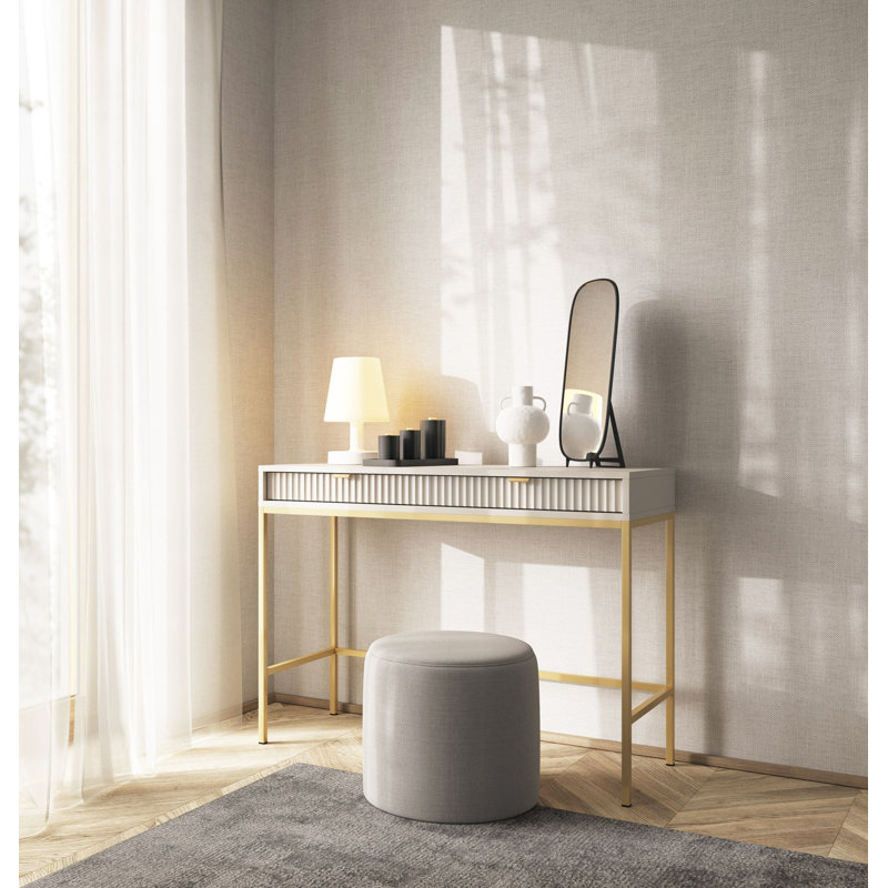 Dressing Table, Cream