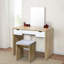 Evonne Dressing Table with Mirror-848369274