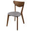 Chaise de salle à manger rembourrée (ensemble de 2)