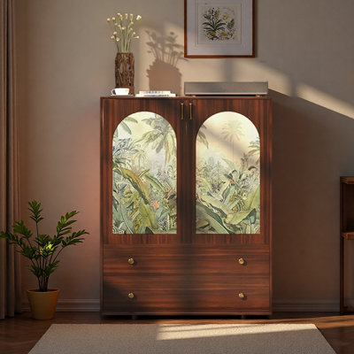 Armoire décorative multifonctionnelle à motifs décoratifs