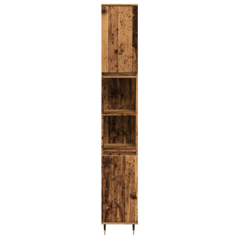 Freestanding Bathroom Cabinet, Old Wood