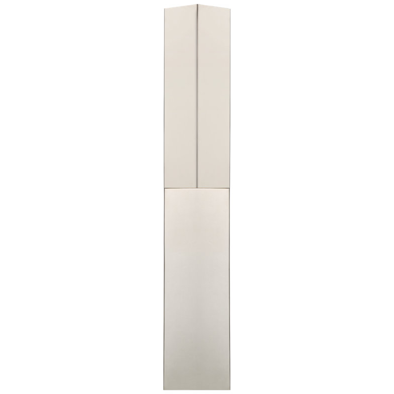Kelly Wearstler Rega 30" Folded Sconce, Polished Nickel