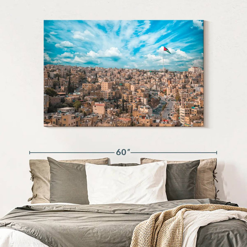 Rorry Amman Jordan Skyline, 34" H x 51" W