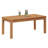 vidaXL Table Brown 37.40 x 17.72 x 15.75 in Solid Teak Wood