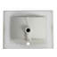24 Inch Ceramic  Vanity Top, 24"D X 18.3"W X 6.7"H, Glossy White(Only Basin)-909091825