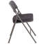Premium Curved Triple Braced & Double Hinged Fabric Upholstered Metal Folding Chair-99820233-99820279