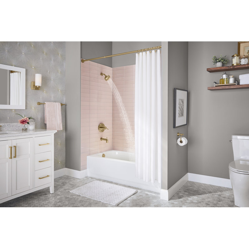 Parma Tub & Shower Faucet, Brushed Bronze