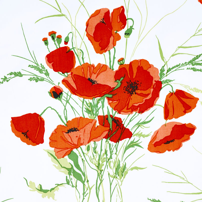 Tissu Joni Chintz, Rouge