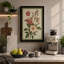 Three Blooms Study Botanical - Wrapped Canvas-375150604-375150607