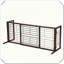 Barrière réglable pour animaux en bois