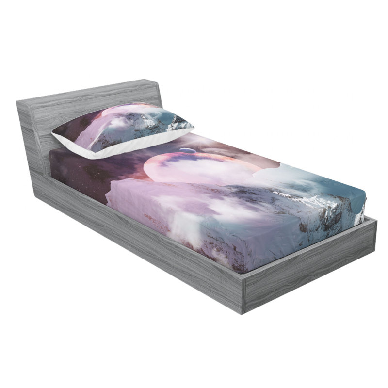 Microfiber Sheet Set, Twin XL Sheet Set with Fitted Sheet
