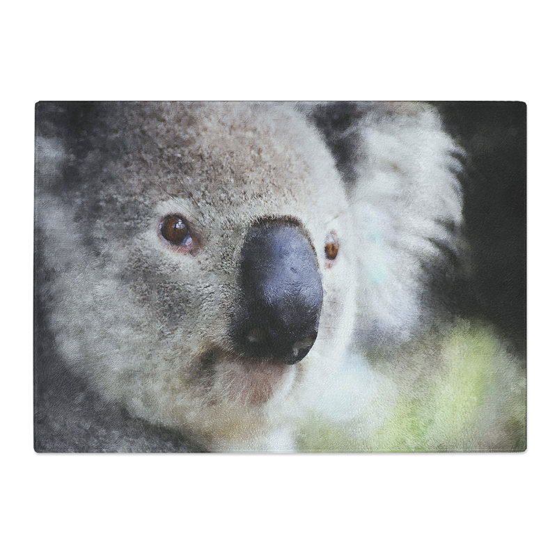 Koala Bear Vol.2 Painting Chopping Board, 0.4cm H x 28.5cm W x 39cm L