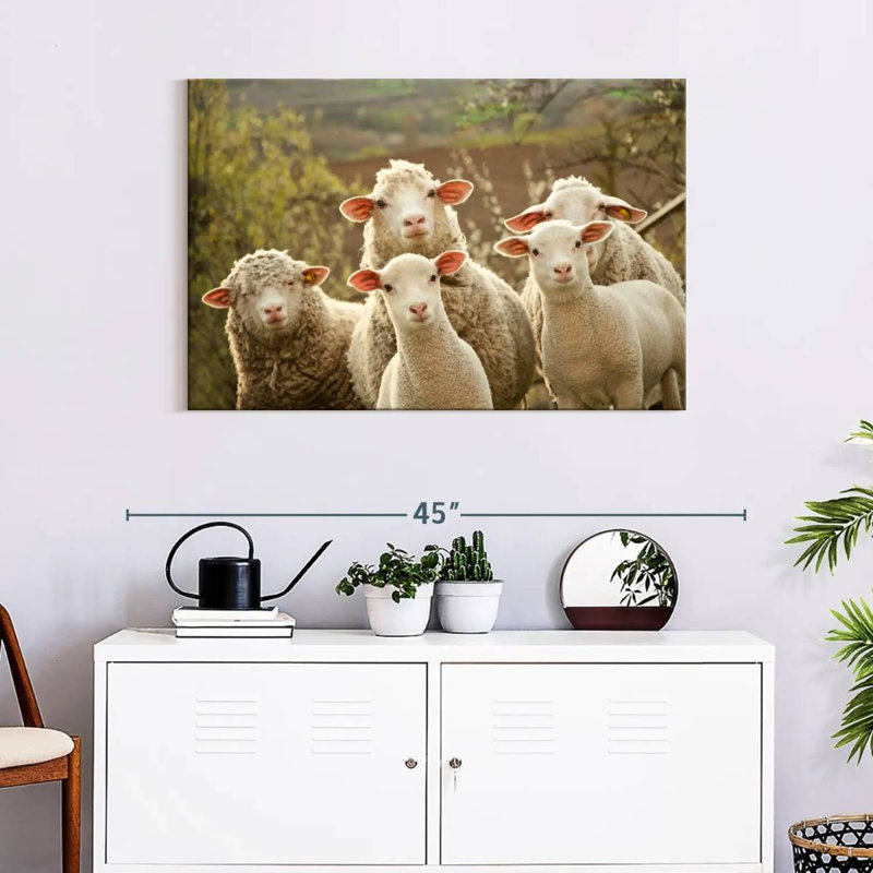 Stunned Sheep, 24" H x 36" W
