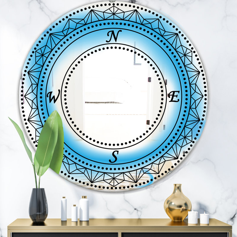 Miroir de salle de bain Cardinal Points, H 31,5 po x l po