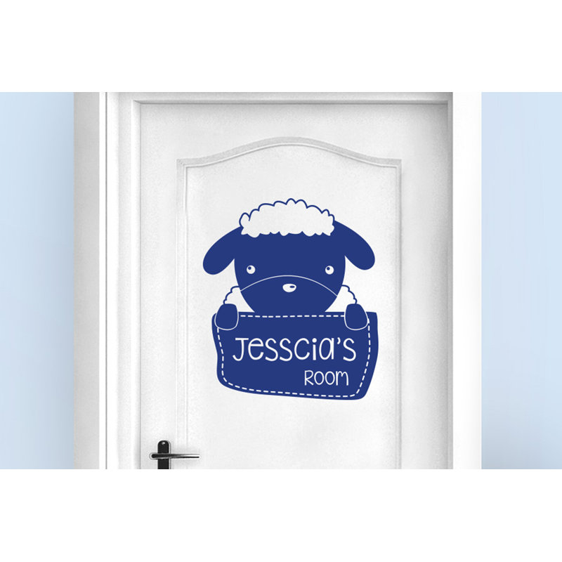 Animals Wall Decal, Dark Blue