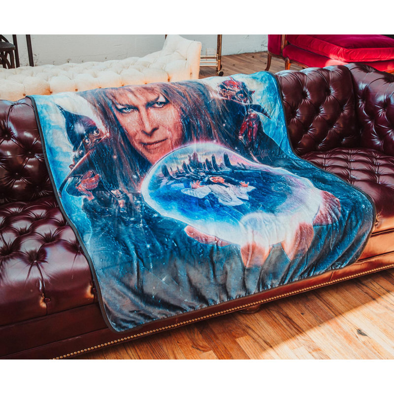 Labyrinth Movie Poster Fleece Throw Blanket | 45 x 60 Inches