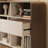 Simple floor-standing bookcase display cabinet