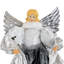 12'' Abstract Fabric Angels Tree Topper