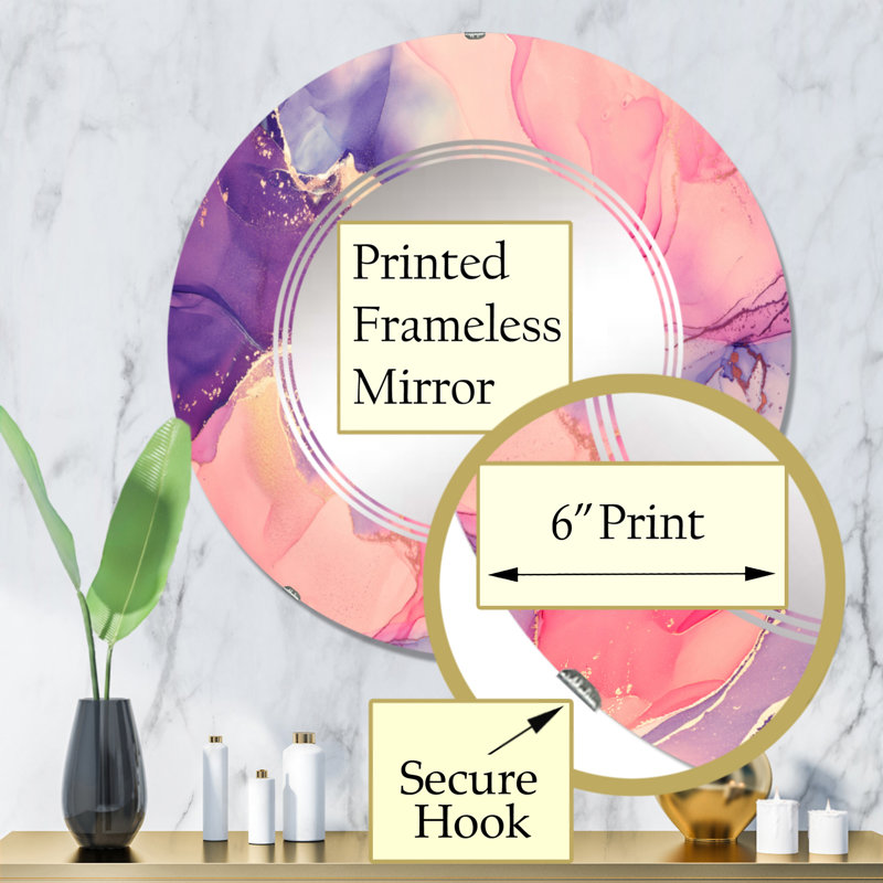 Miroir de salle de bain sans cadre, 32 po x 32 po
