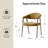 Milford Mid-Century Modern Dinning Chair with Ergonomic Curved Backrest (Set of 2)-2096895403