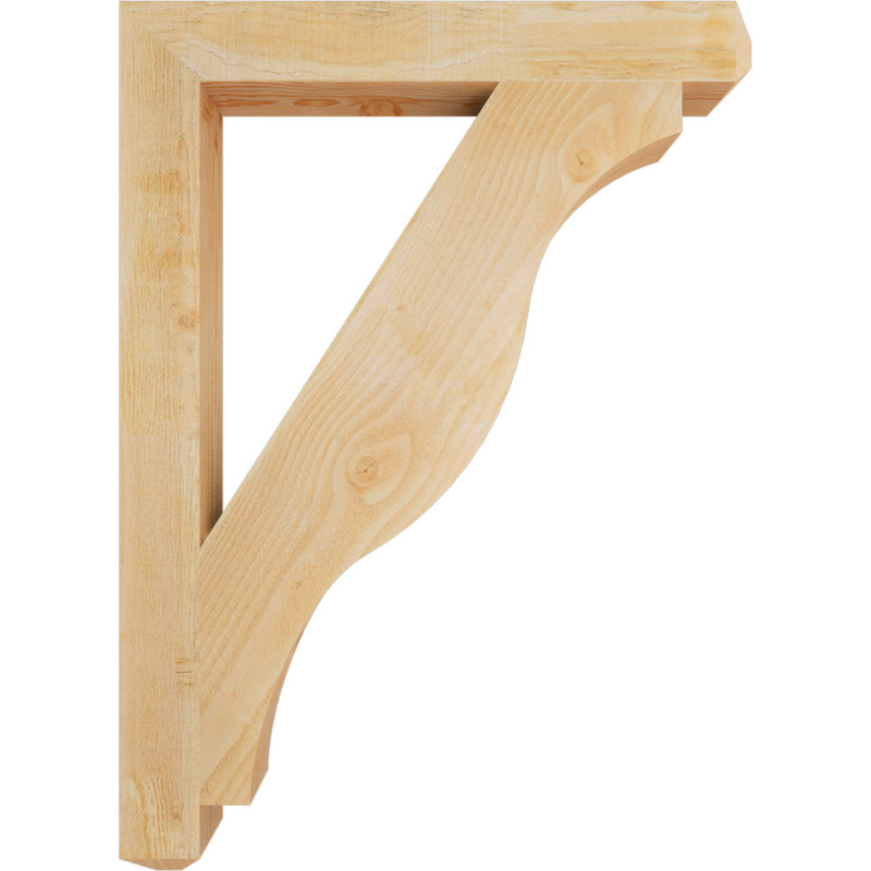 Support pour artisan Funston, H 44 po x l 4 po x P 32 po, Sapin de Douglas, Sciage brut
