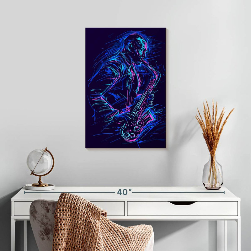Abarca Abstract Jazz, 24" H x 16" W