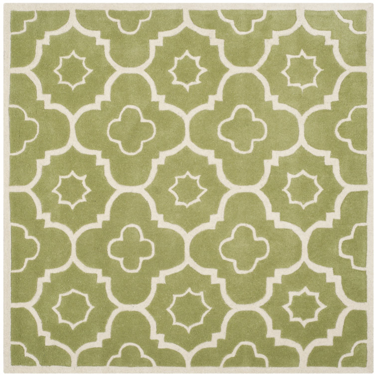 Carolene Hand Tufted Wool Geometric Rug