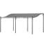 Pergola murale extérieure 10'x16', auvent de patio en métal avec trous de drainage