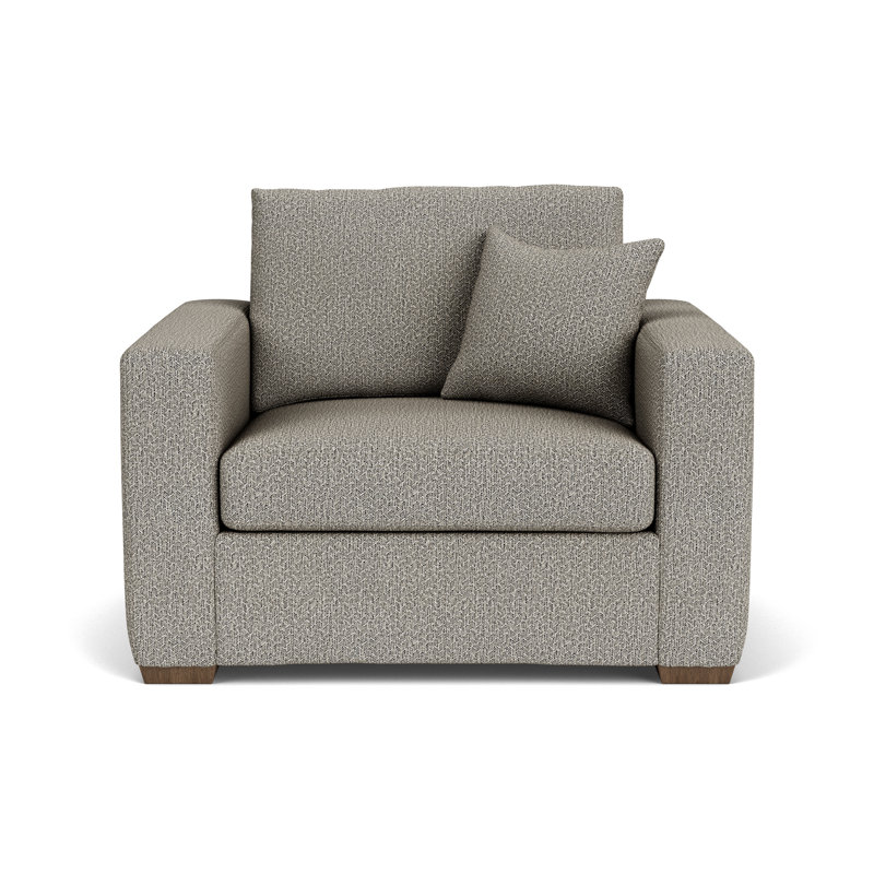 Chair And A Half, Dark Gray Polypropylene/Olefin