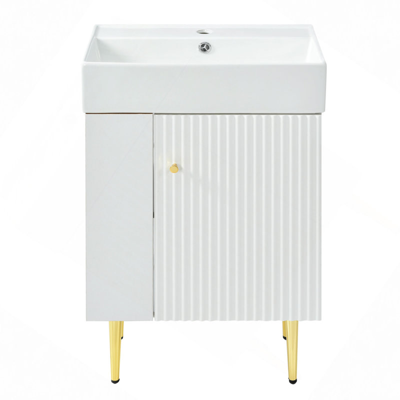 Meuble-lavabo 21,6 po (lavabo non inclus) [armoire seulement]