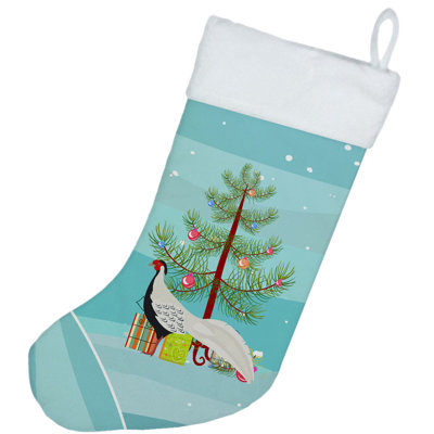 Chaussette de noël faisan
