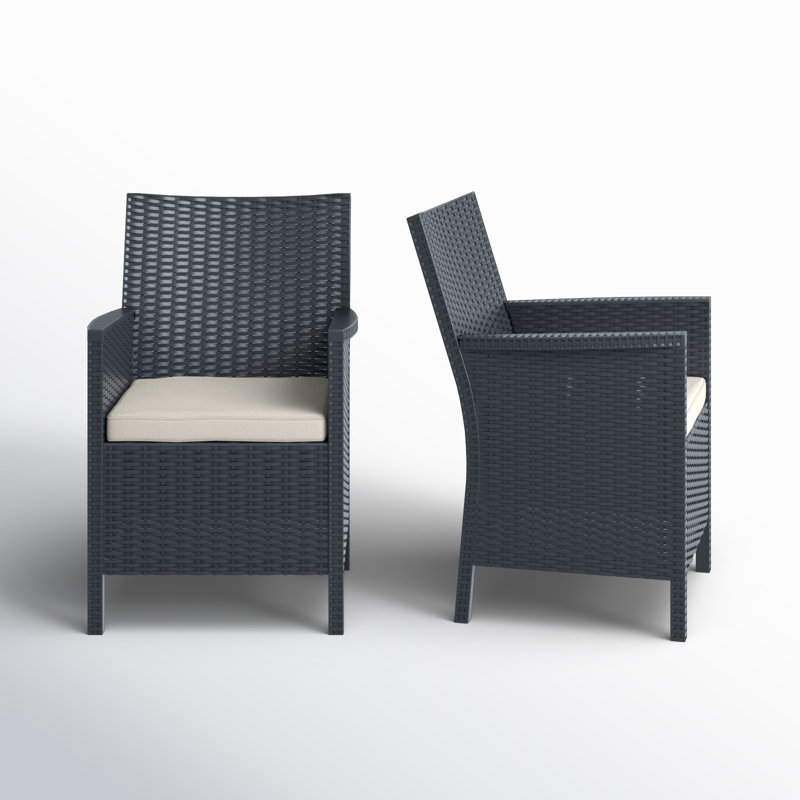 Tomosuke Outdoor Lounge Chair, Dark Gray