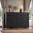 Rustic 7-Drawer Dresser, 47.2"Modern Minimalist MDF Chest with Anti-Tip Design, Compact Storage Cabinet for Bedroom & Living Room-2019309321