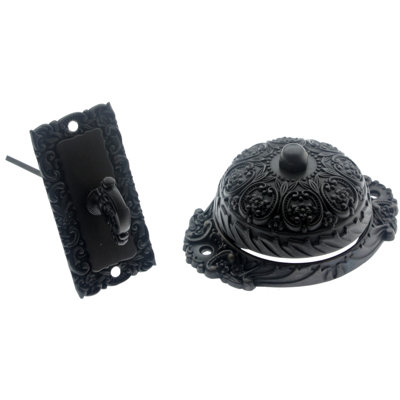 Solid Brass Ornate Twist Bell
