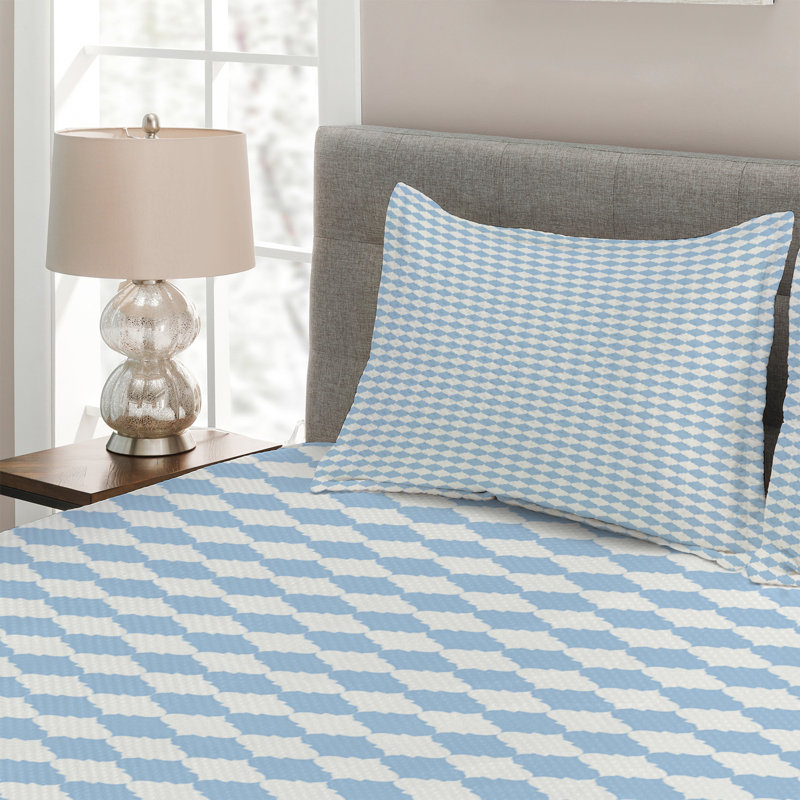 Modern & Contemporary Polyester Coverlet, King Bedspread + 2 Shams
