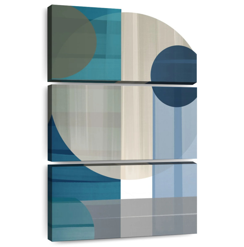 Avery Abstract Blue I, 65" H x 42" W