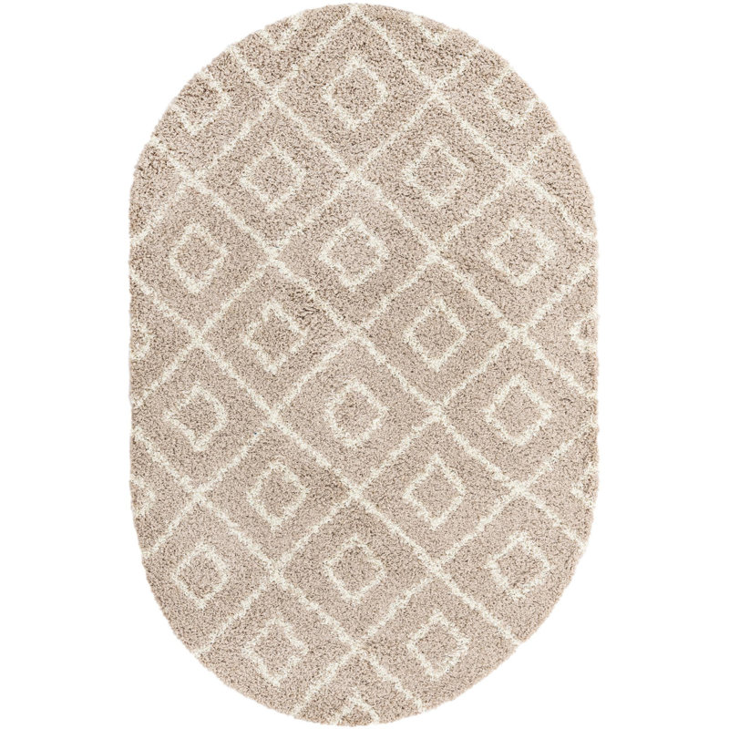 Arup Geometric Indoor Rug, Oval 5'3" x 8'