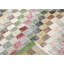 One-of-a-Kind Hand-Knotted 1960s 3'4" x 5'10" Wool Area Rug in Green/Beige/Red/White