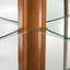 Vitrine de coin à 6 tablettes avec lumières
